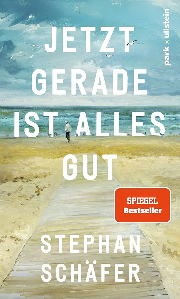 Das Cover zeigt einen Strand. Auf dem Himmel steht der Titel.