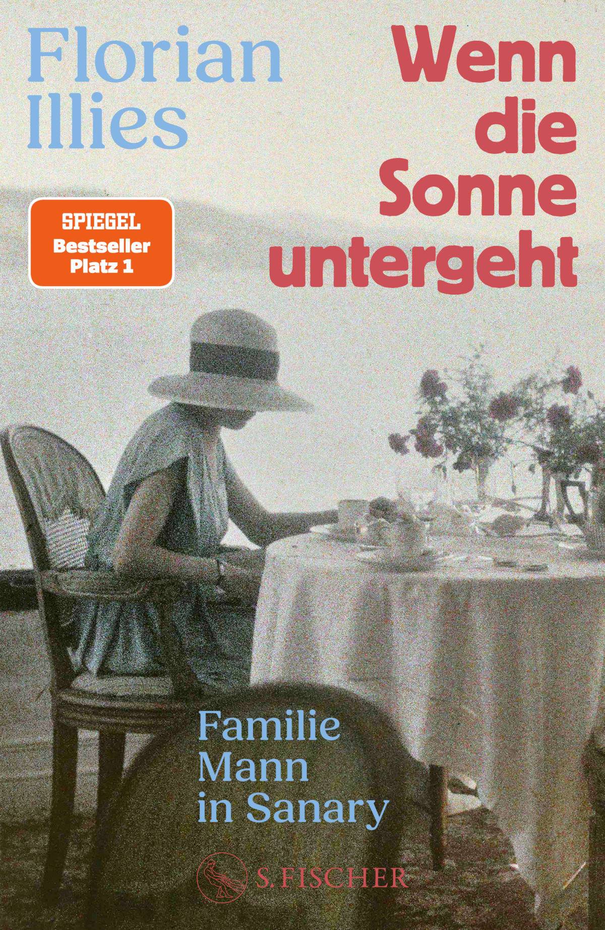 Eine Frau sitzt an einem Tisch und das Cover wirkt alt.