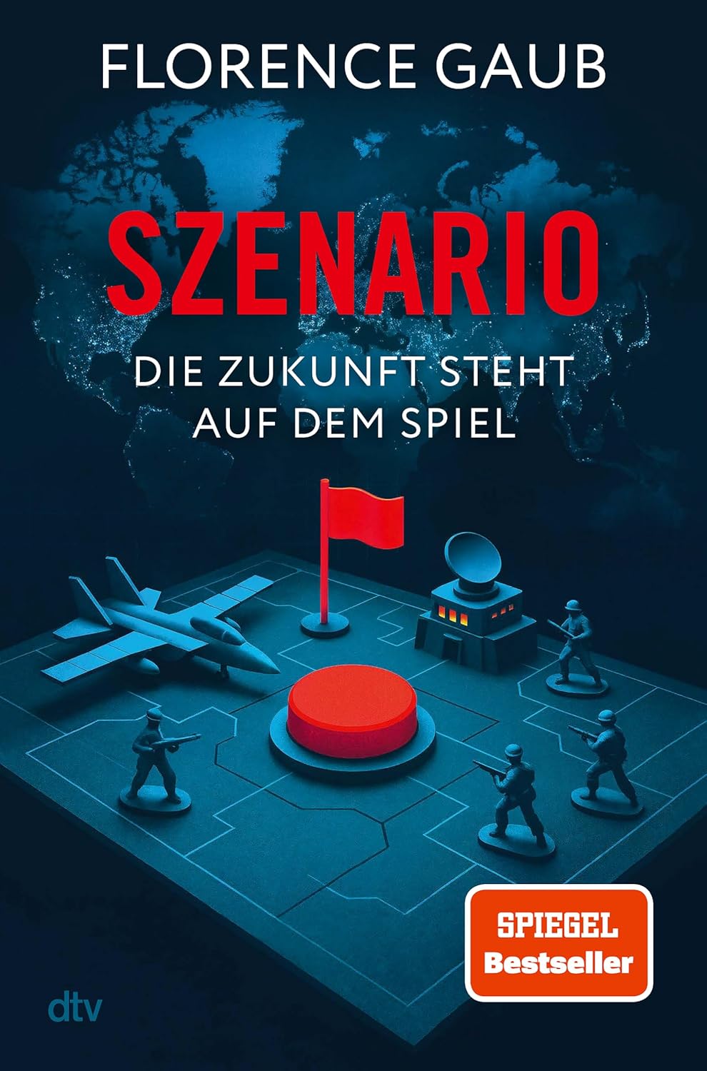 Dunkelblaues Cover, die Schrift des Titels ist in rot.